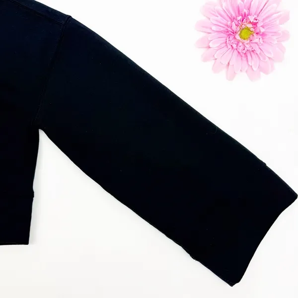 Free People Movement Playing Games Hoodie Cropped Black Loungewear Workout - Image 11