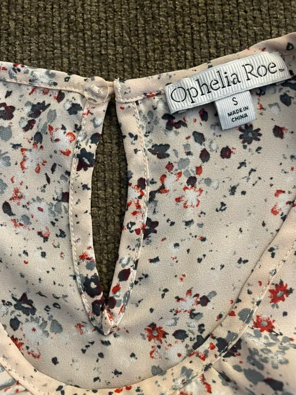 Ophelia Roe Printed Long Sleeve Blouse - Image 3