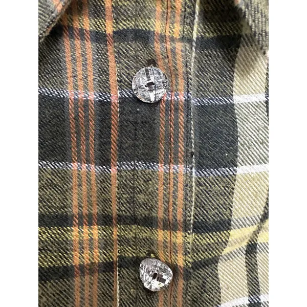 Warner Bros Speedy Gonzales, Flannel Button-Up blouse Size M crystal buttons - Image 4