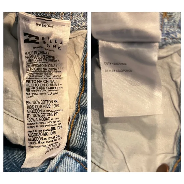 Billabong x Wrangler Patch Flare Jeans Size 25 - Image 12