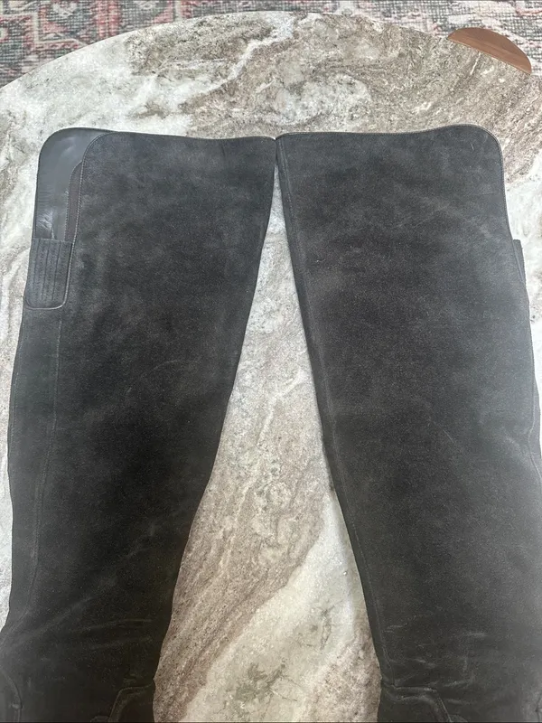 Vince Camuto Melaya Over the Knee Suede Gray Boots Sz 8.5 - Image 3