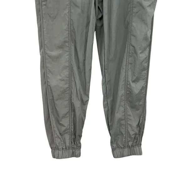 Free‎ People Movement Way Home Joggers Pants Nylon Windbreaker Gray Size Small - Image 6