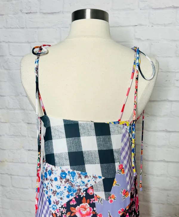 Jaded London Patchwork Dress - Image 10