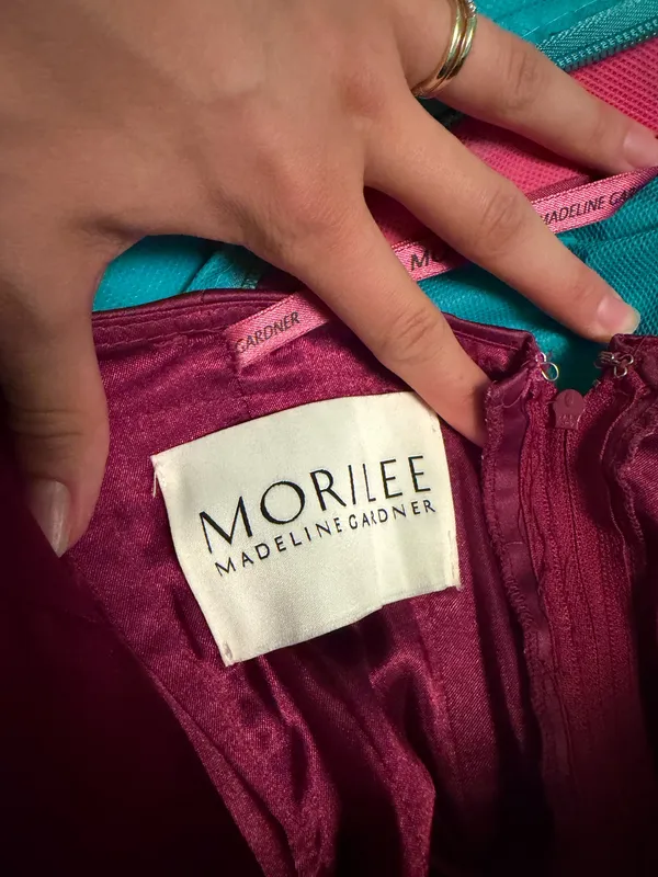 Mori Lee Dress Homecoming Strapless Cocktail Short - Image 4