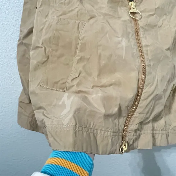 Barbour Women's Beige Campbell Showerproof Jacket Size 12 - Image 5