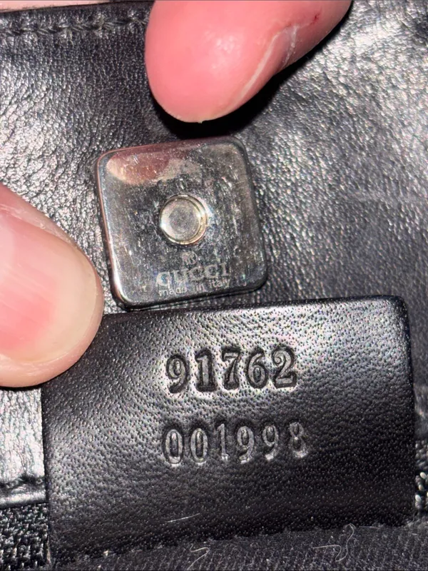 Gucci Black GG Canvas Crossbody Bag - Image 7