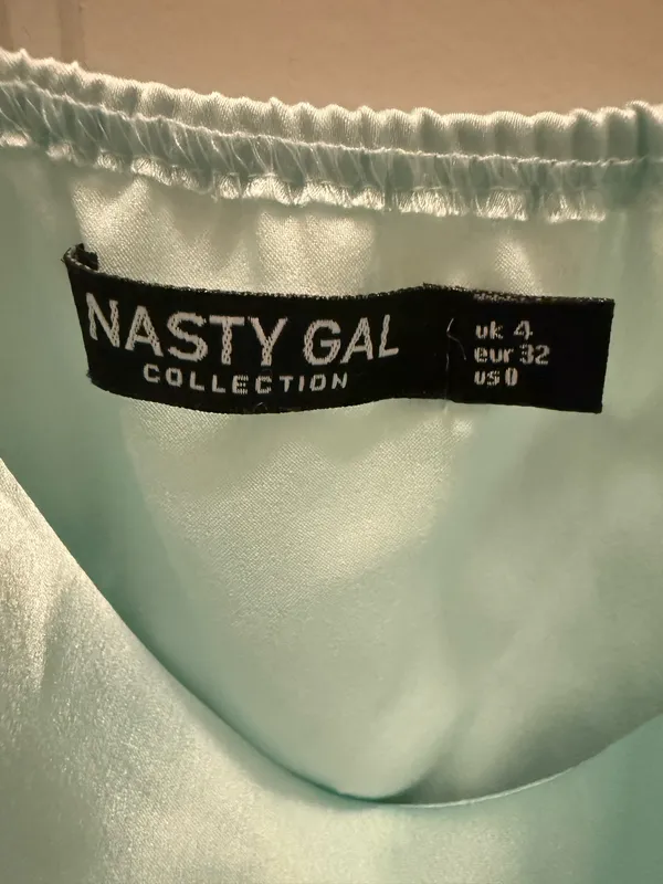 Nasty Gal Cowl Neck Top Satin - Image 3
