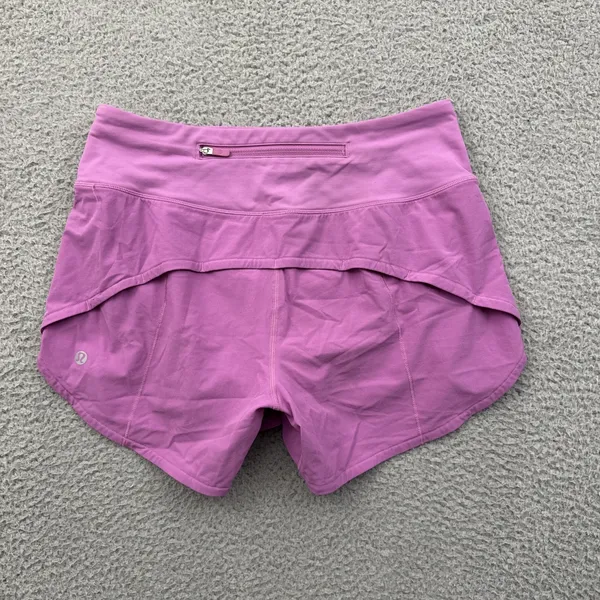 Lululemon Speed Up Shorts Mid Rise 4" Magenta Glow Purple Athletic Women's 4 - Image 3