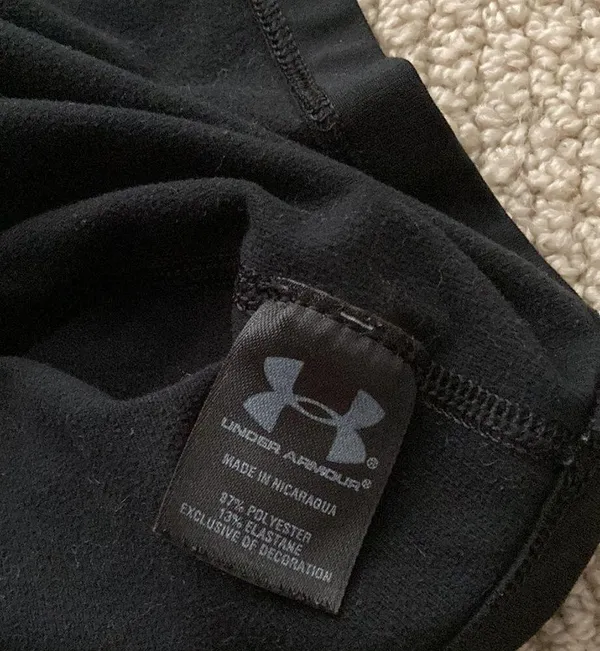 Under Armour Coldgear Fitted Black Turtleneck Long Sleeve Activewear Top Shirt M - Image 6