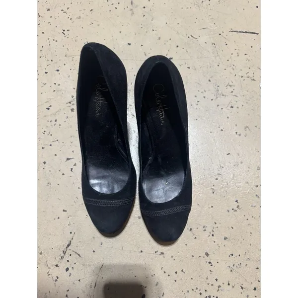 Cole Haan Women's Air Stephanie Suede Leather Pumps Heels Black $180 - Size 10B - Image 6