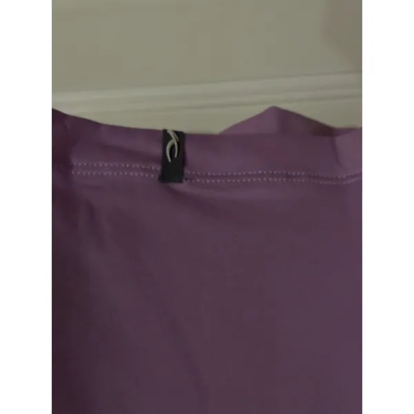 KJUS Womens Long Sleeve Golf Polo Shirt Purple Activewear Top Size 36 S - Image 3