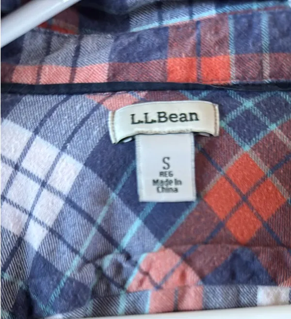L.L. Bean Women’s Signature Button Up Flannel - Image 2