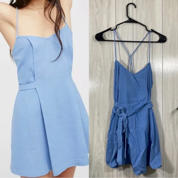 NEW Free People Melt Your Heart Cotton Mini Tie Back Dress size XS NWT - Image 12