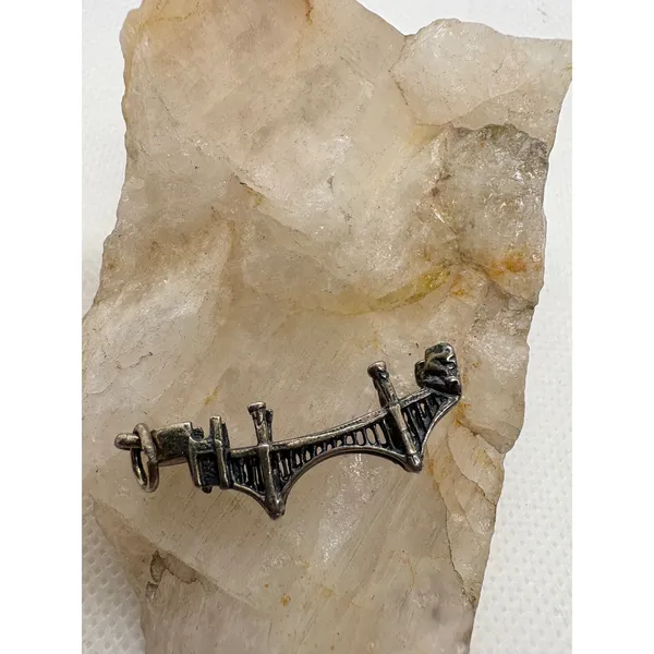 Vintage Sterling Silver Golden Gate Bridge Charm San Francisco Souvenir 2.84g - Image 6