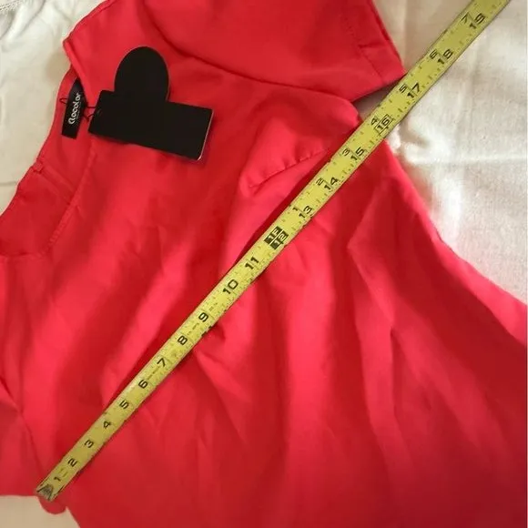 Clocolor dress with Multicolor Stripes‎ Red Size M - Image 7