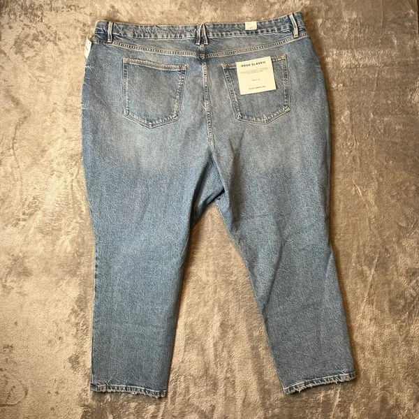 Good American Good‎ Curve Skinny Crop Jeans Size 24 Plus Size Tummy Control New - Image 5