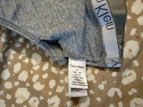 Grey Calvin Klein Bralette - Image 3