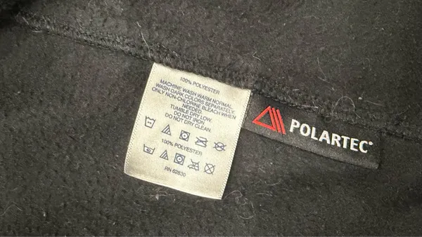 Land’s End Women’s Zip Up Fleece Jacket, Black, Size XL, Polartec - Image 7