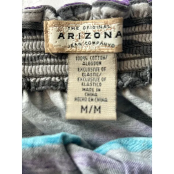 Arizona stretchy striped spaghetti strap dress Medium Y2K Beachy travel - Image 4