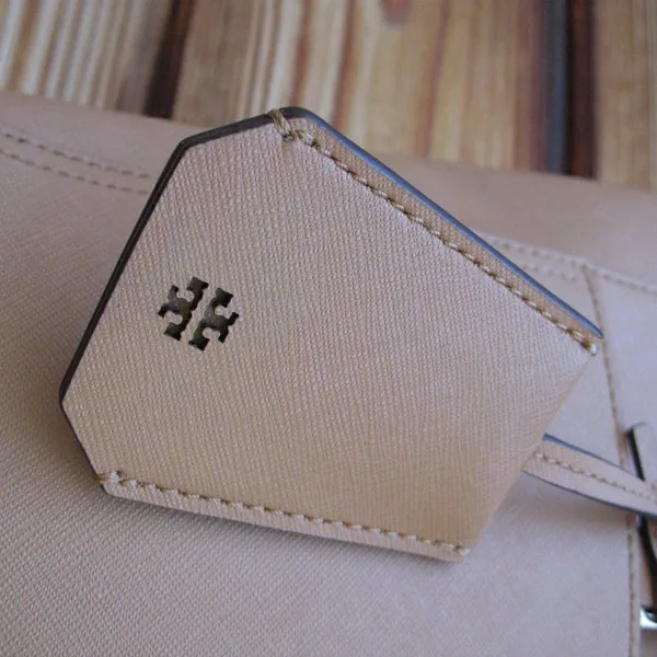 Tory Burch Robinson Small Tan Cardamom Bag Tote - Image 6