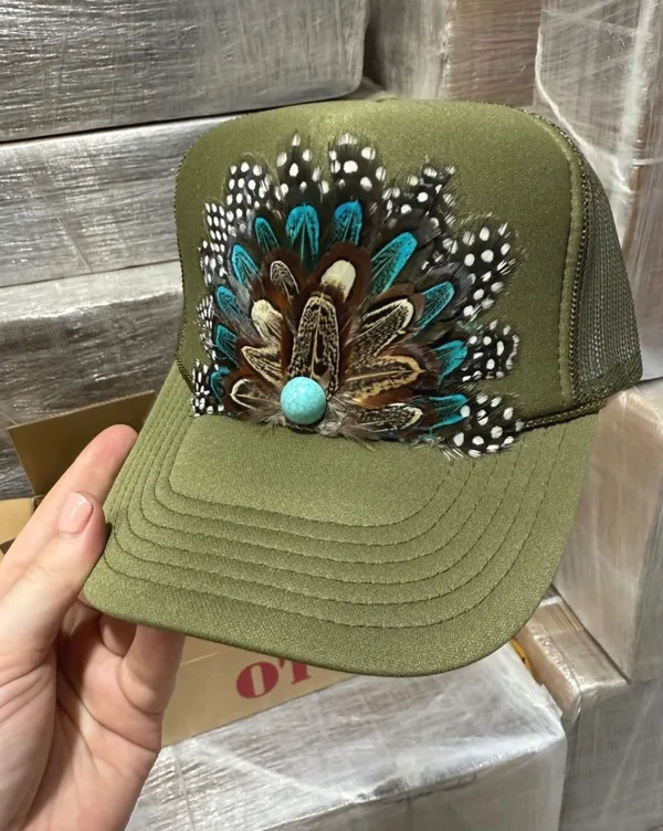 GREEN TURKEY HAT - Image 2