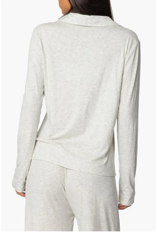 Edikted Justina Lounge Button-Up Top - Image 2