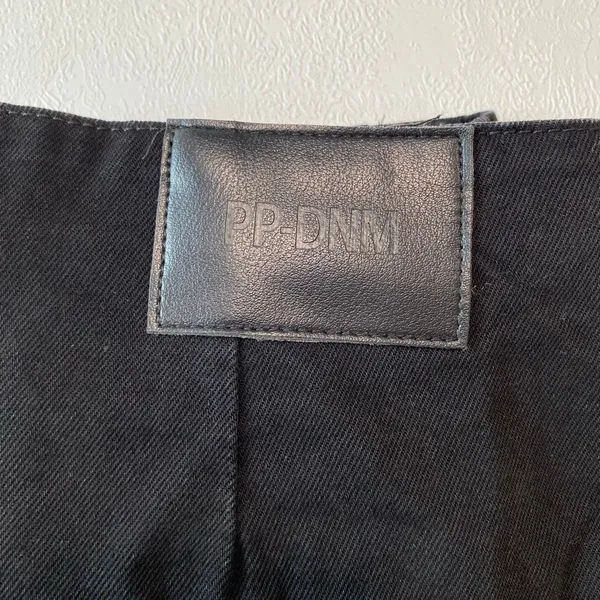 Princess Polly Size 6 Black Belted Wrap Mini Skort Y2K Utility Skirt - Image 7