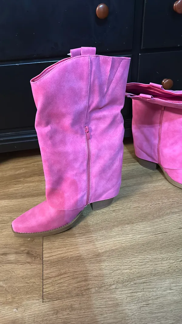 Cowboy pink boots Size 9 - Image 2