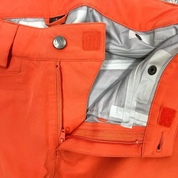 Flylow Sassyfrass Ski Snowboarding Pants Small Coral Orange Gorpcore Winter READ - Image 14