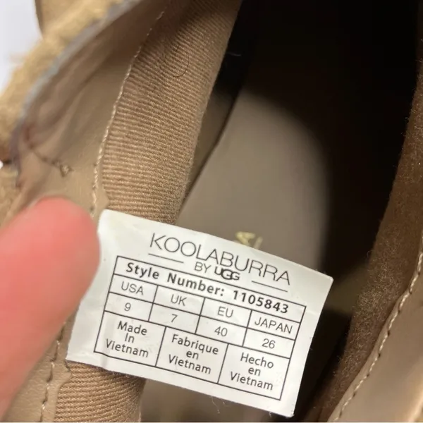 Koolaburra by UGG tan suede ankle boots size‎ 9 - Image 8