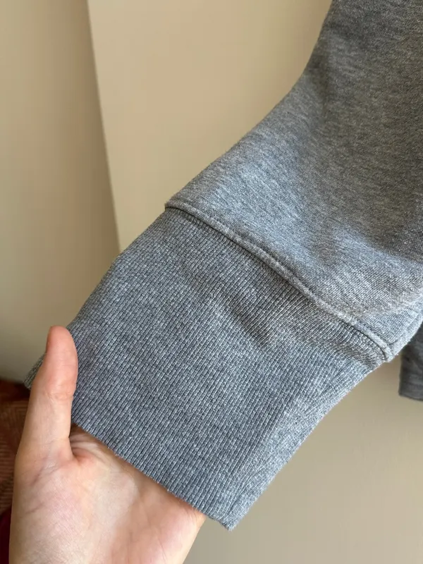 Free Assembly Quarter Zip Grey Sweatshirt, Athleisure, Size XXXL - Image 4