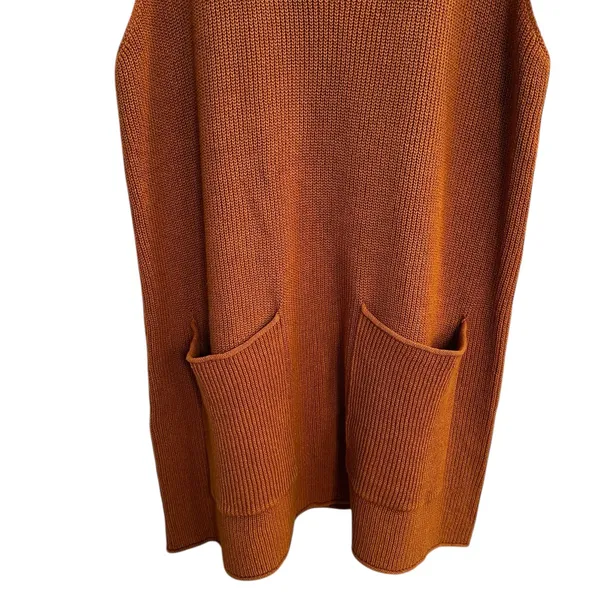 Free People FP Beach Sweater Knit Dress Relaxed Fit Boho Granola Girl Fall Vibes - Image 4