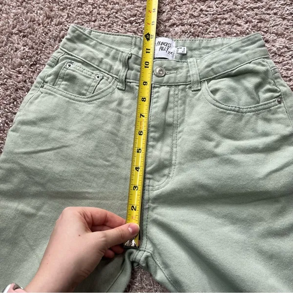 Princess Polly Lester Mom Jeans - Sage Green - Image 12
