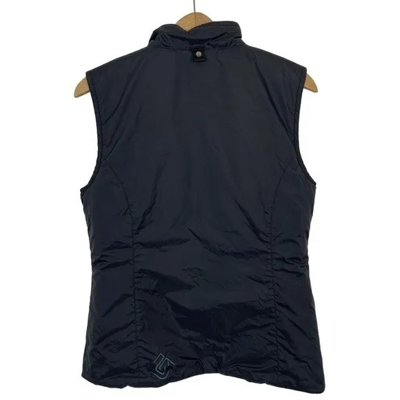 Burton Black Puffer Vest Large Lightweight Outdoor Snowboarding Zip‎ Up Women's - Image 5