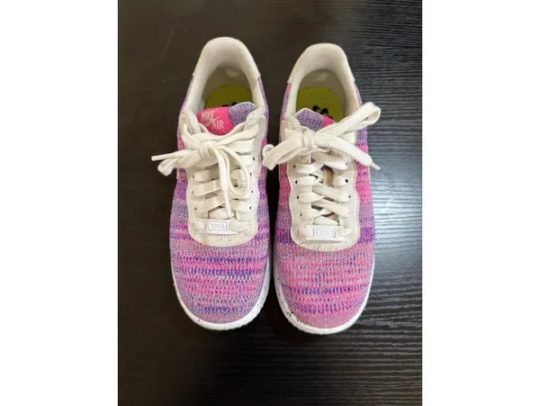 Size US 6.5 Women’s Nike Air Force 1 Crater Flyknit Fuchsia Glow Pink - Image 7