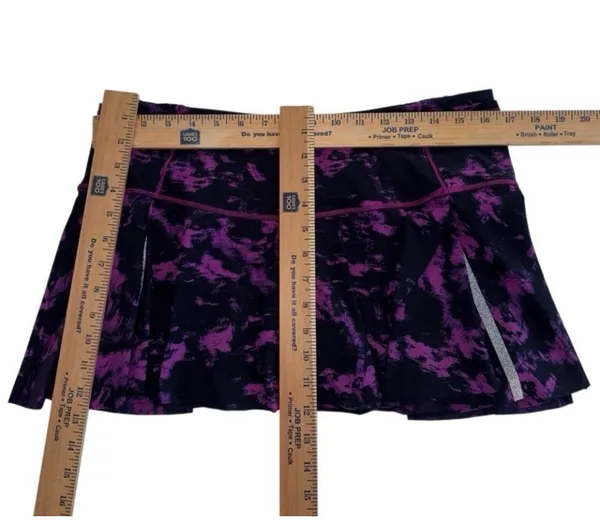 Lululemon Hit Your Stride Skirt Breezie Regal Plum Black / Black Size 10 Skort - Image 14