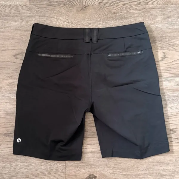 Lululemon Club Short Women's Size 8 Black 9" Golf Tennis Stretch Shorts - Image 5