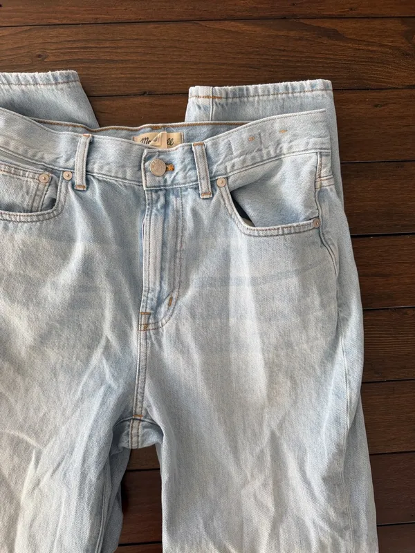 Madewell The Perfect Vintage Light Wash Jeans Size 28 High Rise - Image 6
