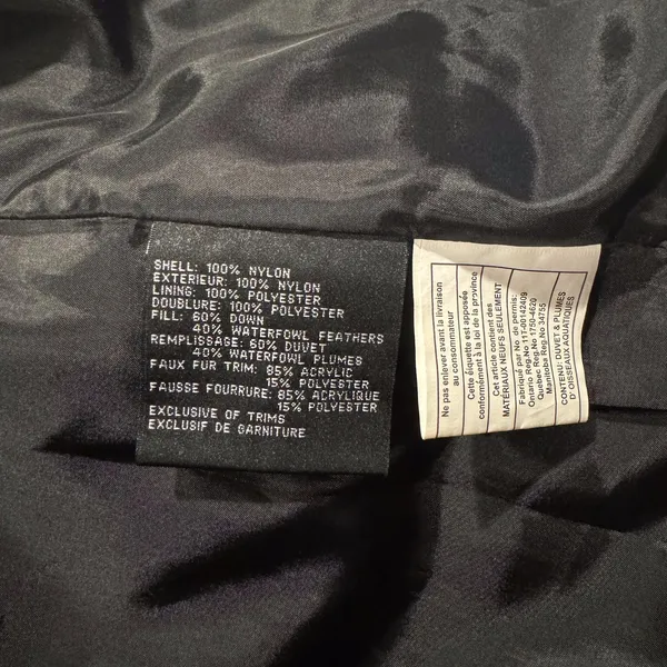 Via Spiga Coat Puffer Down Quilted Minimalist Streetwear Gorpcore‎ Black Large - Image 6