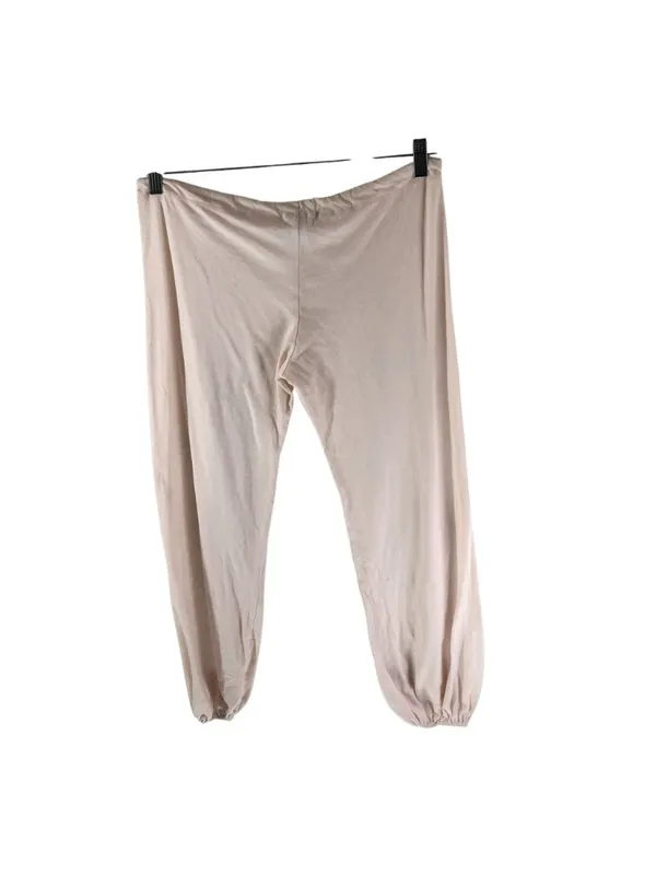 Eberjey Womens Lounge Pajama Pants Jogger Drawstring Waist Cotton Blend Pink S - Image 2