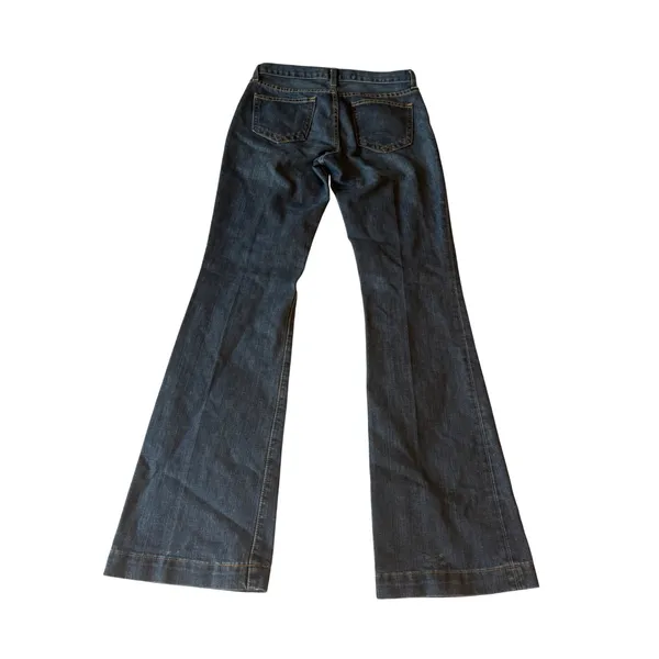 Gap Original Long and Lean Flare Leg Jeans Dark Wash Blue Denim Size 2 Long - Image 2