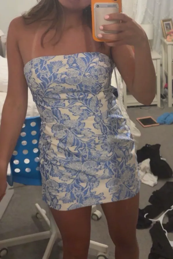 Hoco dress Blue - Image 2