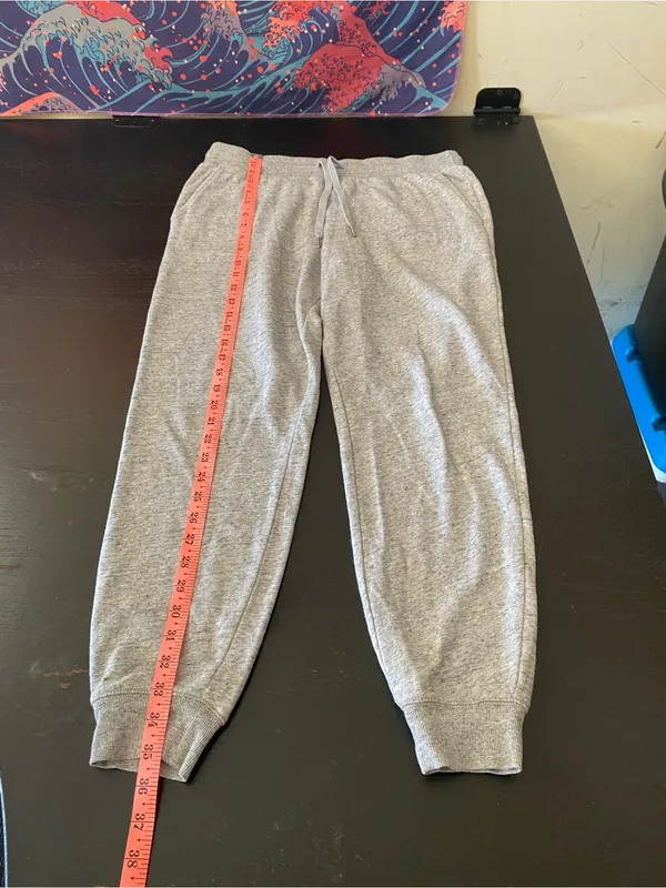 Old Navy Light Gray Women's Track Joggers - Image 4