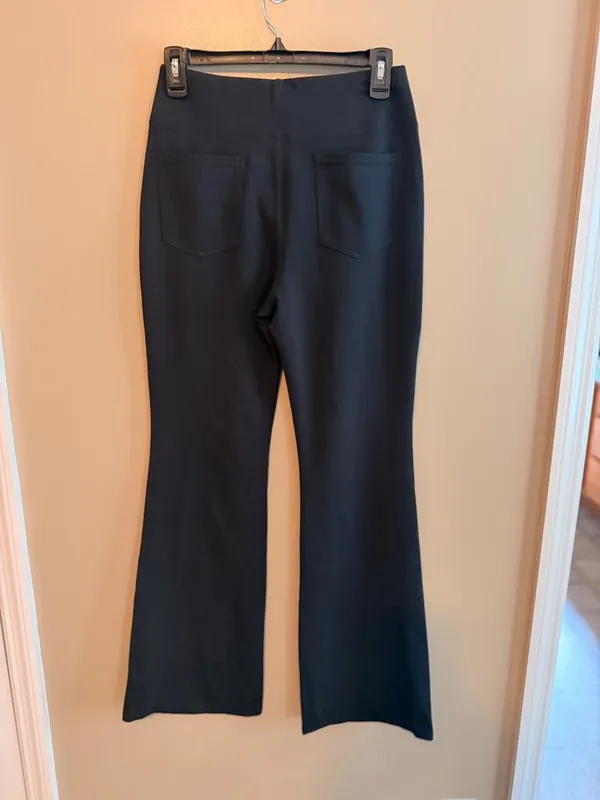 Halara Small Womens flare work pants Black High-Waisted Flare Leg Pants Size S N - Image 2