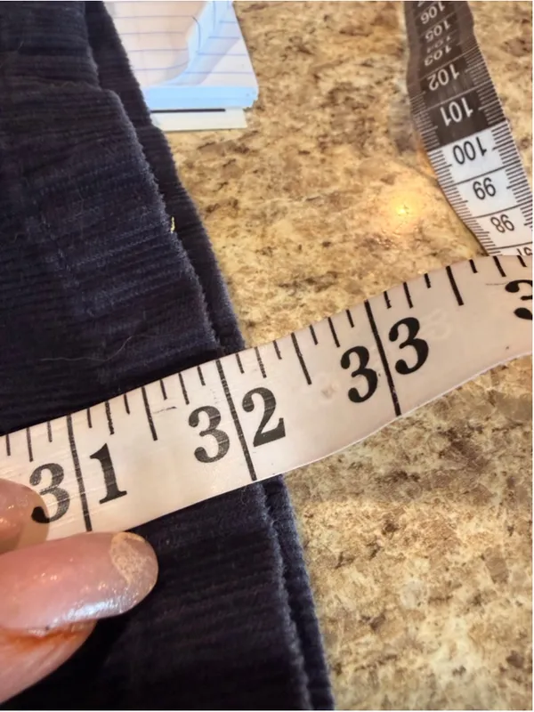 Women's J.Crew Navy Corduroy Matchstick Straight Leg Pants Size 31 - Image 7