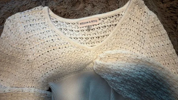 Cropped sweater White Size XS - Image 2