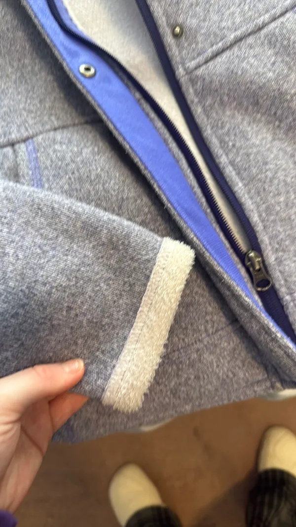 Purple north face fleece jacket - Image 3