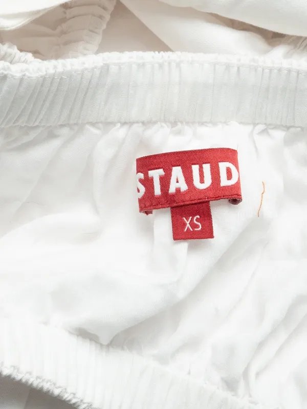 STAUD - Carina Cutout Cotton‎ Midi Dress - Image 5