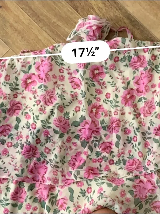 Vero Moda Felicia Halter Maxi Dress L Pink Floral Autumn Wedding Guest - Image 10