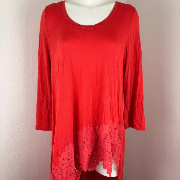 Free People Meadowlands coral maxi top - Image 4